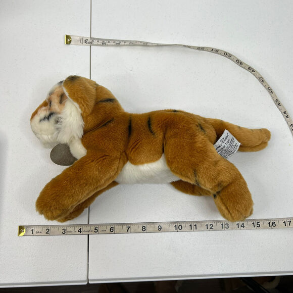 Russ Yomiko Bengal Tiger Realistic Classic Plush Brown Jungle Cat Stuffed Animal - Picture 11 of 11